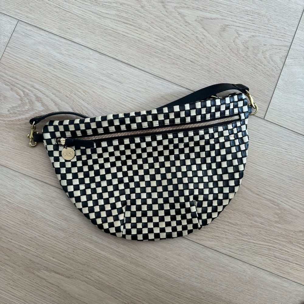 Clare V. Grande Checkered Fanny